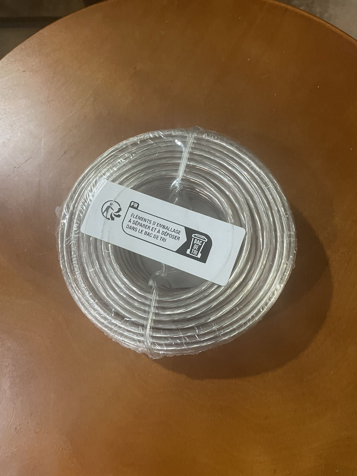 100 Ft Speaker Wire 1 Roll Transparent 22AWG Speaker Wire Cable For Stereo, CCA & TCCA Materials, Home Theater Speakers, Surround Sound, Radio (100FT/
