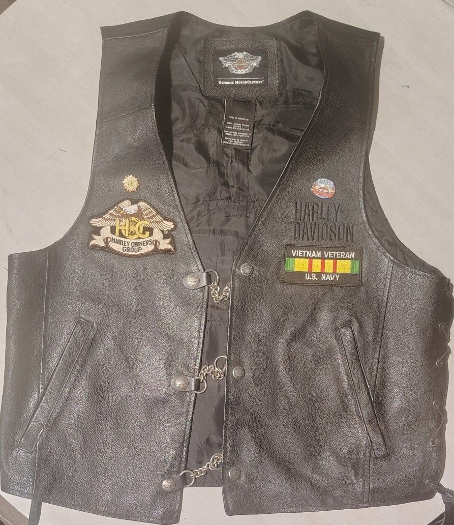Harley Davidson Leather Vest