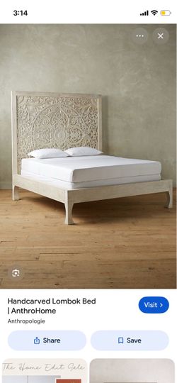 Anthropologie Queen Size bed frame