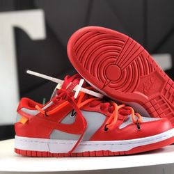 Nike Dunk Low Off White University Red 24