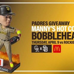 Padres Vs Rockies THURSDAY 4/9