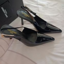 Yves Saint Laurent Black High Heels