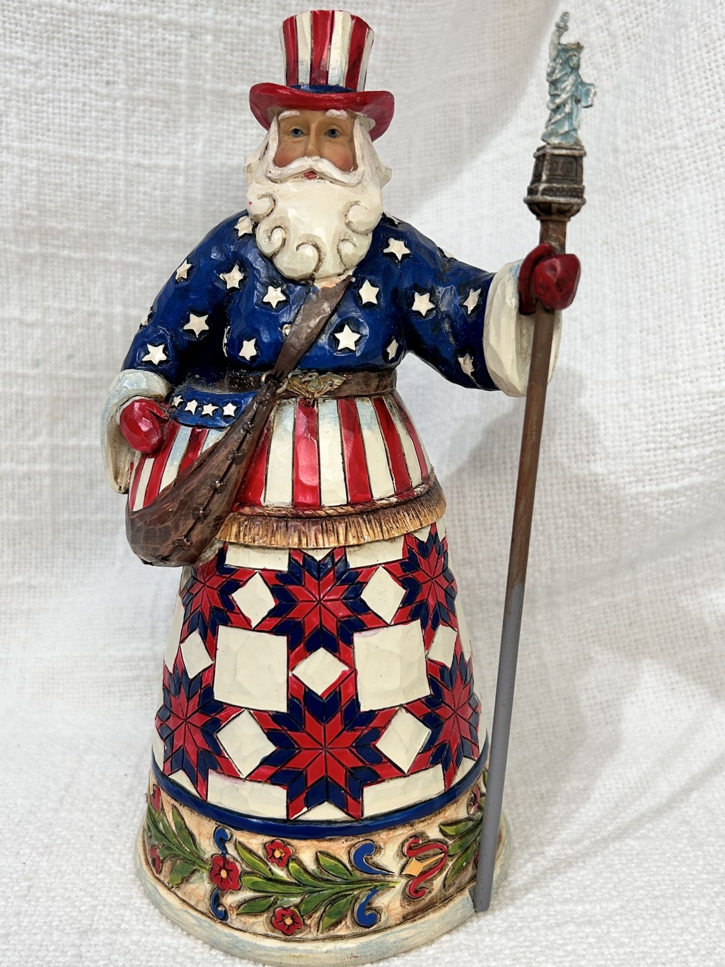Jim Shores “Festive In All 50 States” Santa