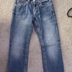 True Religion Ricky Relaxed Straight Jeans Size 31 Y2K