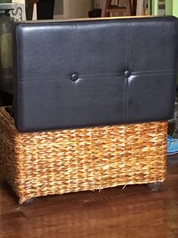 Roomy wicker chest