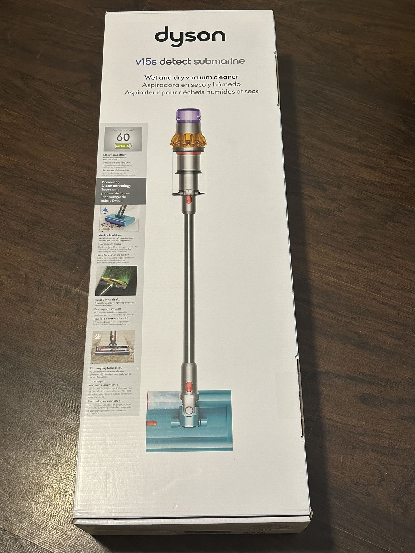 Brand New Dyson V15s Detect Submarine Cordless Vacuum with 10 accessories (Sealed)