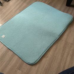 Light Teal Dish Drying Mat