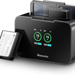 LP-E10 Battery and Fast 20W Dual Charger Compatible with Canon