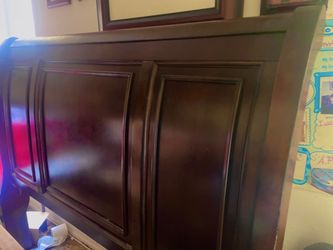 Beautiful Burgundy Queen Size Headboard