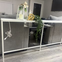 Console Table with Outlet