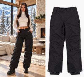 L.L.Bean Wildcat Waterproof Insulated Snow Pants Women’s S Regular Black Ski
