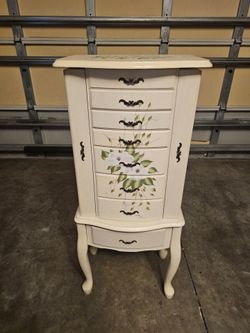 Beautiful Large Hand Painted Armoire