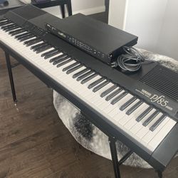 Yamaha PF85 Keyboard + Kawai K1R Synthesizer