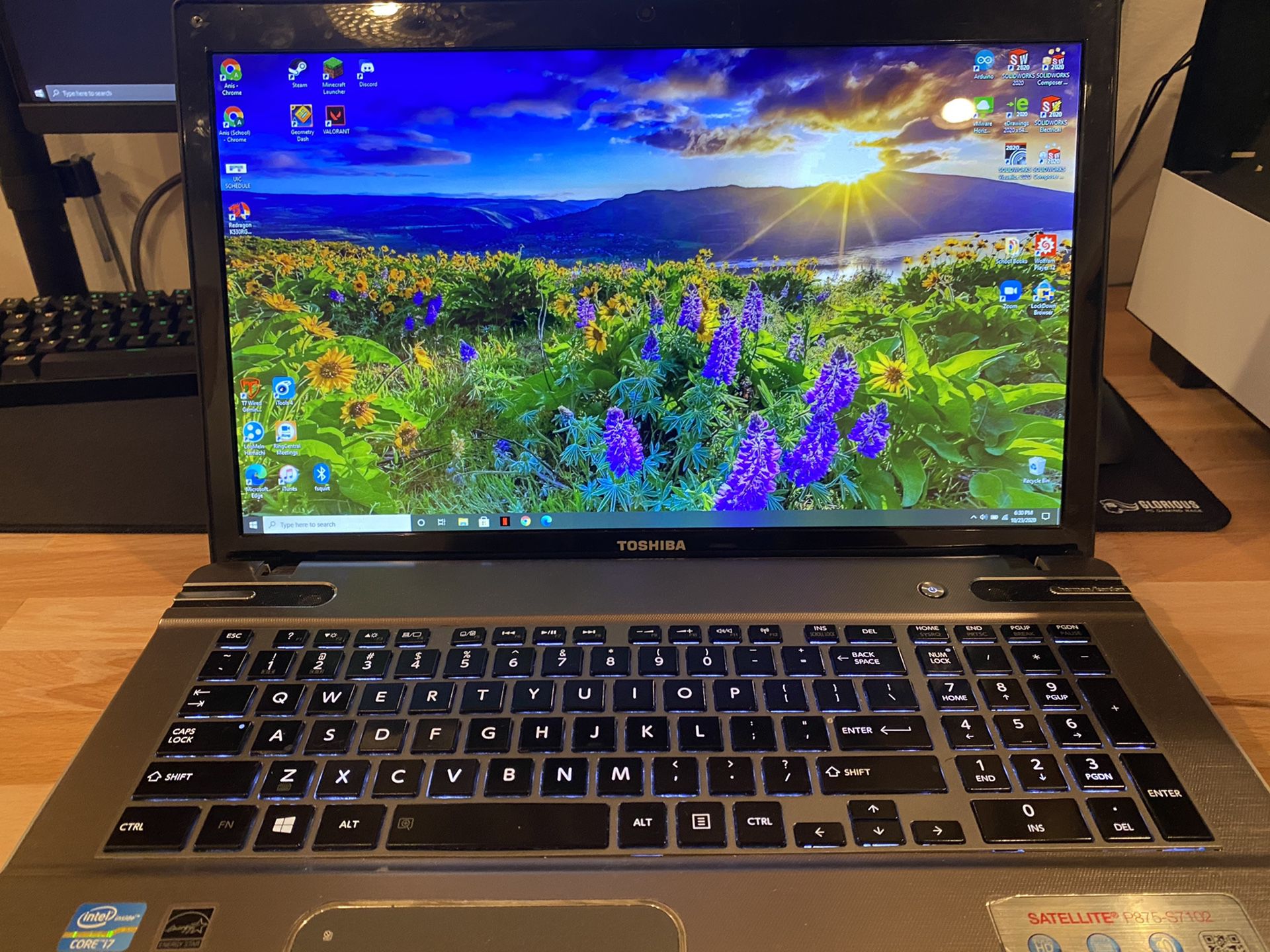 TOSHIBA SATELLITE P875-S7102 17.3in LAPTOP WITH WEBCAM