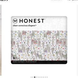 Size 4 Honest Diapers, 23/Pack
