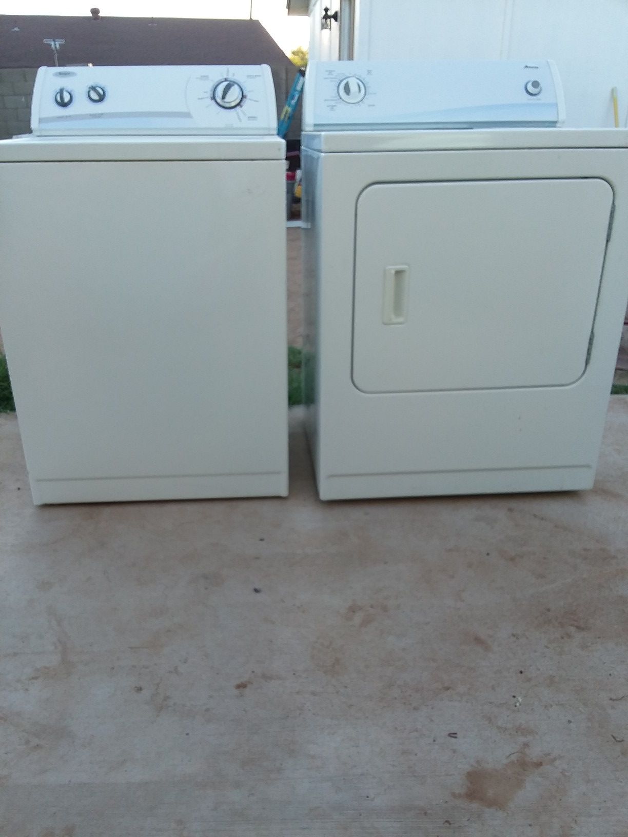 Whirlpool washer and amana dryer