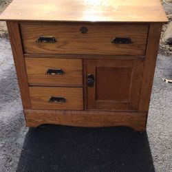 Wood Cabinet 