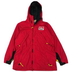 Vintage Marlboro Windbreaker Jacket Mens Large L Parka Hoodie Adventure Full Zip