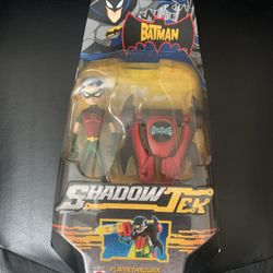 Batman shadow Tek Flamethrower Robin Action Figure Mattel DC Justice League-New In Package