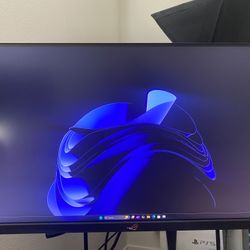 2 Asus Rog Xg279q Monitor 27” Gsync