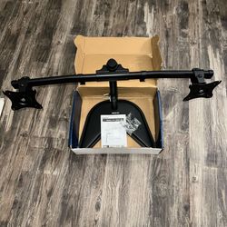 Mount It MI 1781 Free Standing Dual Monitor Desk Stand VESA 75 100 Fits Up To 27 inch