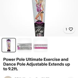 Exercise Workout Dance Pole Still Have Box Never Used 