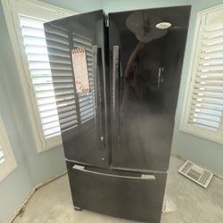 Black Whirlpool Fridge