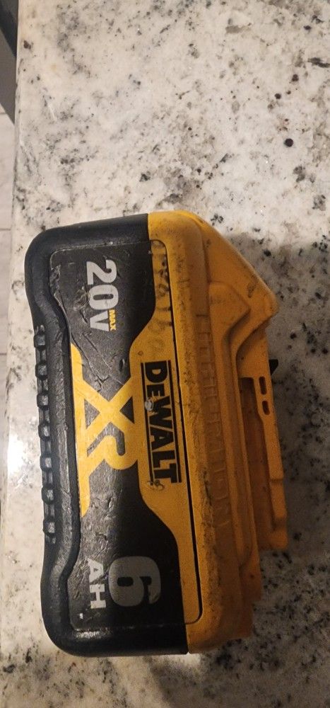 Dewalt Battery 20v 6ah XR