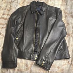 Women’s Cole Haan Real Leather Jacket Size M