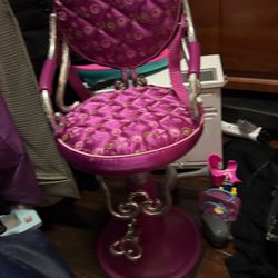 Beautician Chair Works Good With American Dolls Or Any Doll