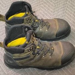 13 W Caterpillar Safety Toe Boots Leather Waterproof 6" Accomplice X