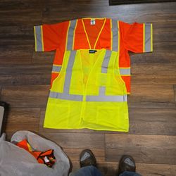 High visibility safety vests