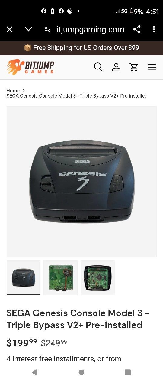 Sega Genesis 3 Triple