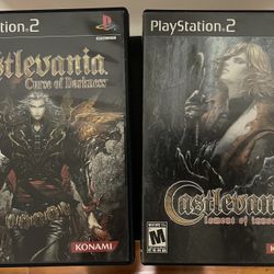 Castlevania Dawn Of Sorrow & Curse Of Darkness Bundle (PS2)