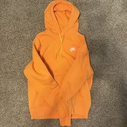 Orange Nike Hoodie 