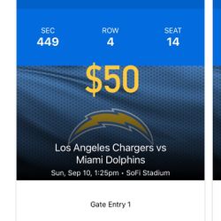 Chargers Dolphins Today 