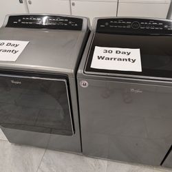 Whirlpool Cabrio Washer and Dryer set HUGE capacity