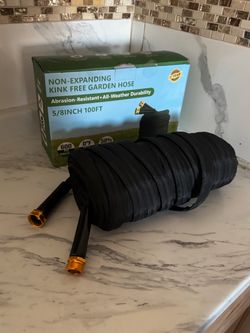 100FT Lightweight Non-Expanding Garden Hose