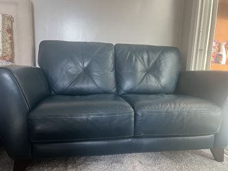 Leather Loveseat