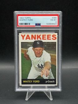 964 Topps #380 Whitey Ford PSA VG-EX 4