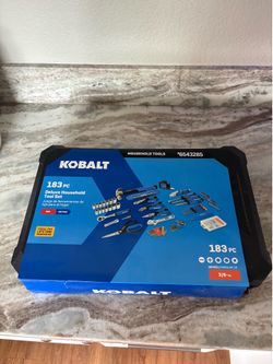 Brand new Kobalt 183 piece deluxe household tool set