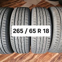 265 / 65 R 18 (4) TIRES GENERAL 
