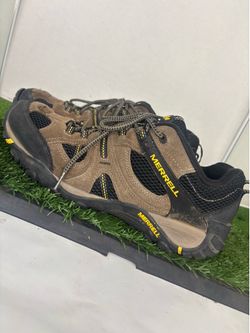 Merrell Moab Ventilator Shoes Mens Size 12 Brown Suede Trail Hiking Vibram