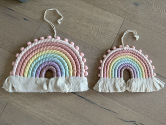 8 Layers Nordic Unique Woven Rainbow Tapestry Home Decor Wall Hanging Nursery Baby Room