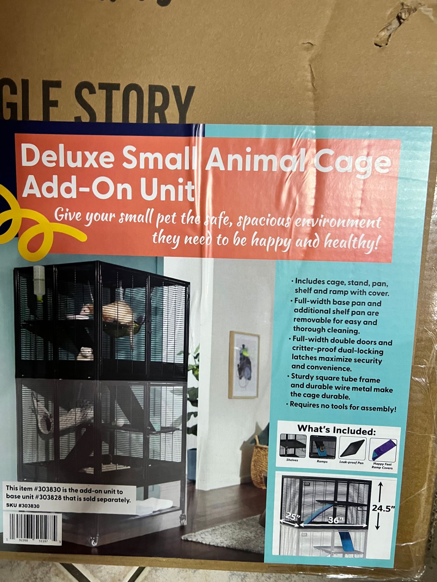 2 story animal cage