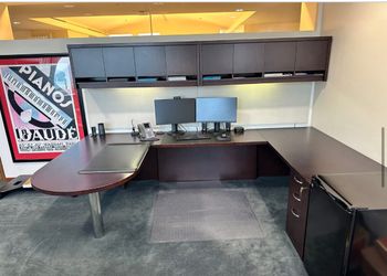 6 Piece Wood Desk Set 