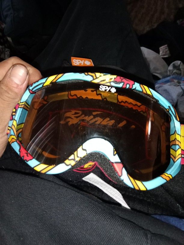 Spy Crusher Elite Jr Pizza VS Fry Snowboard Goggles