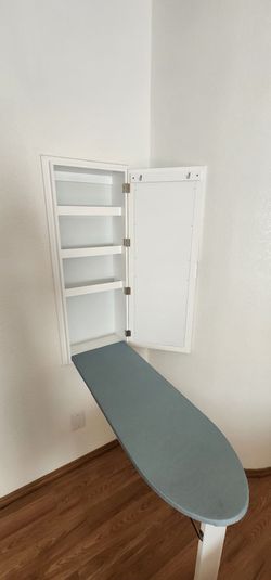 Ironing Cabinet with Mirror