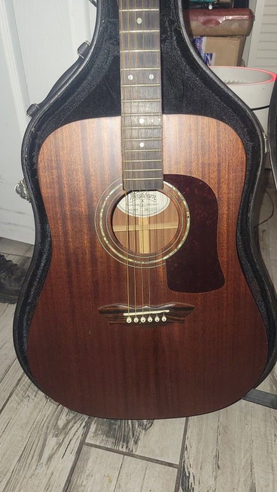 Washburn WD-18SW Natural Sapele Mahogany