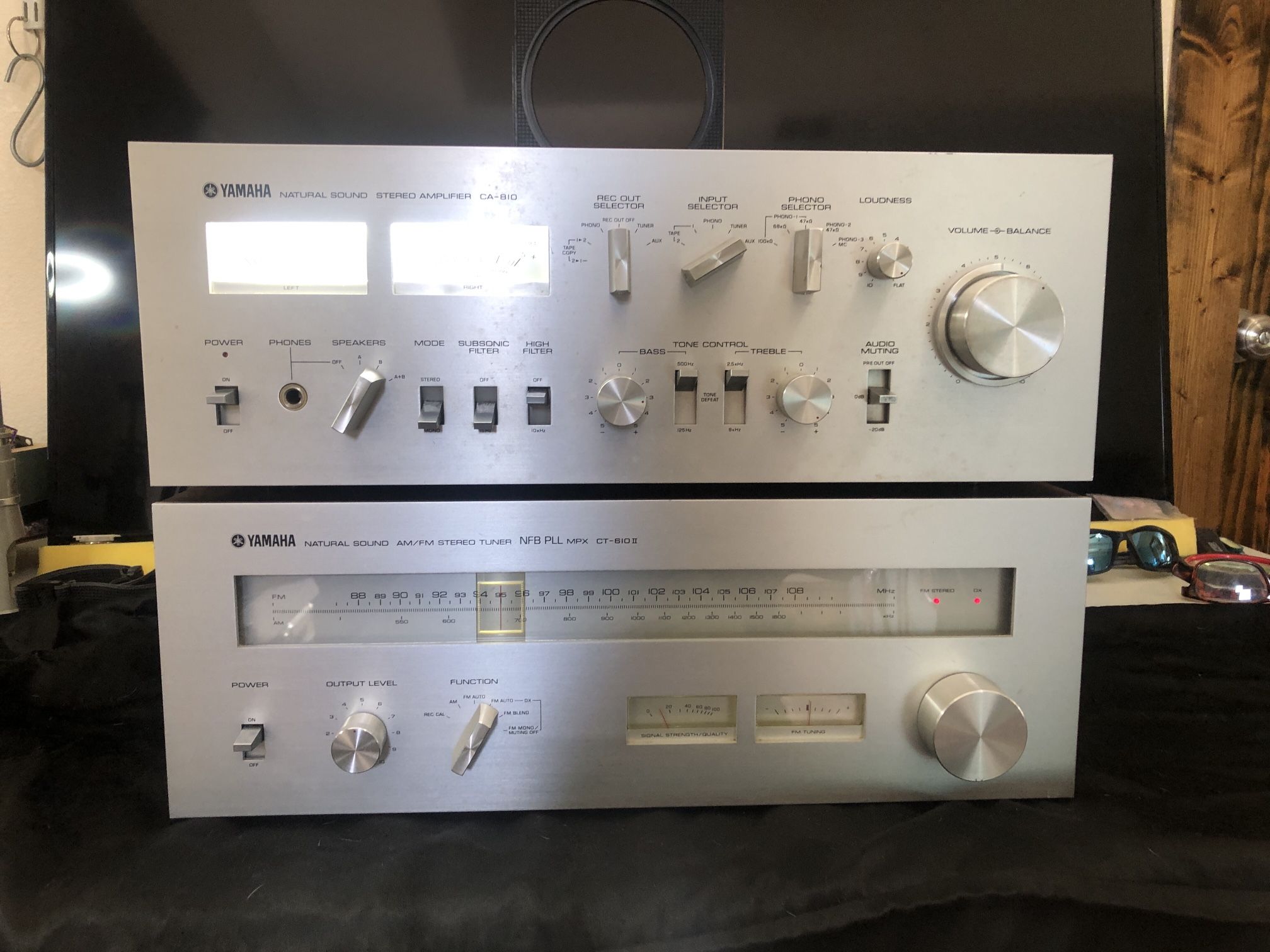 Vintage Yamaha Amplifier And Tuner